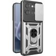 Чохол із захистом камери Deexe Armor Shield для Motorola Moto G77 - Silver (406821S)