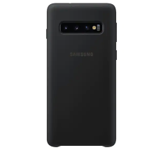 Чехол Silicone Cover для Samsung Galaxy S10 (G973) EF-PG973TBEGRU - Black: фото 1 из 5