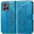 Чехол UniCase Butterfly Pattern для Motorola Edge 50 Neo - Blue (367126L)