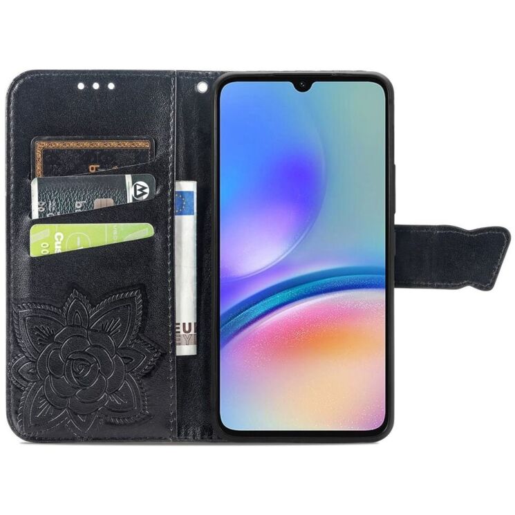 Чехол UniCase Butterfly Pattern для Samsung Galaxy A05s (A057) - Black: фото 2 из 6