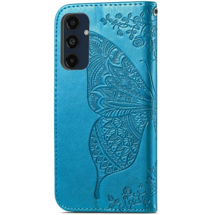 Чехол UniCase Butterfly Pattern для Samsung Galaxy S24 FE (S721) - Blue: фото 6 из 11