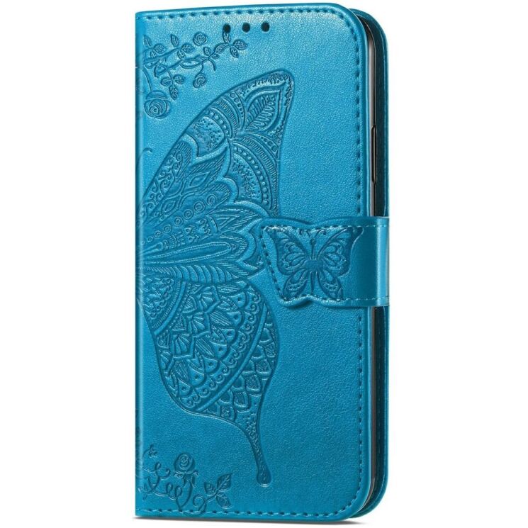 Чехол UniCase Butterfly Pattern для Samsung Galaxy S24 FE (S721) - Blue: фото 5 из 11