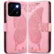 Чехол UniCase Butterfly Pattern для ZTE Blade A35 / Blade A55 - Pink (367719P)