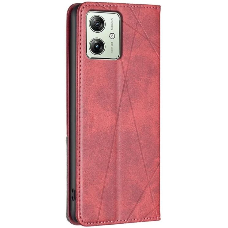 Чехол UniCase Geometric Pattern для Motorola Moto G54 / G54 Power - Red: фото 3 из 8