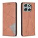 Чохол UniCase Geometric Pattern для Motorola Moto G56 - Brown (383126Z). Фото 1 з 9