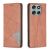 Чохол UniCase Geometric Pattern для Motorola Moto G56 - Brown: фото 1 з 9