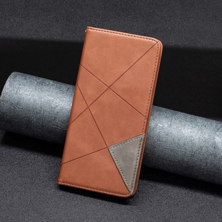 Чохол UniCase Geometric Pattern для Samsung Galaxy A06 (A065) - Brown: фото 4 з 8