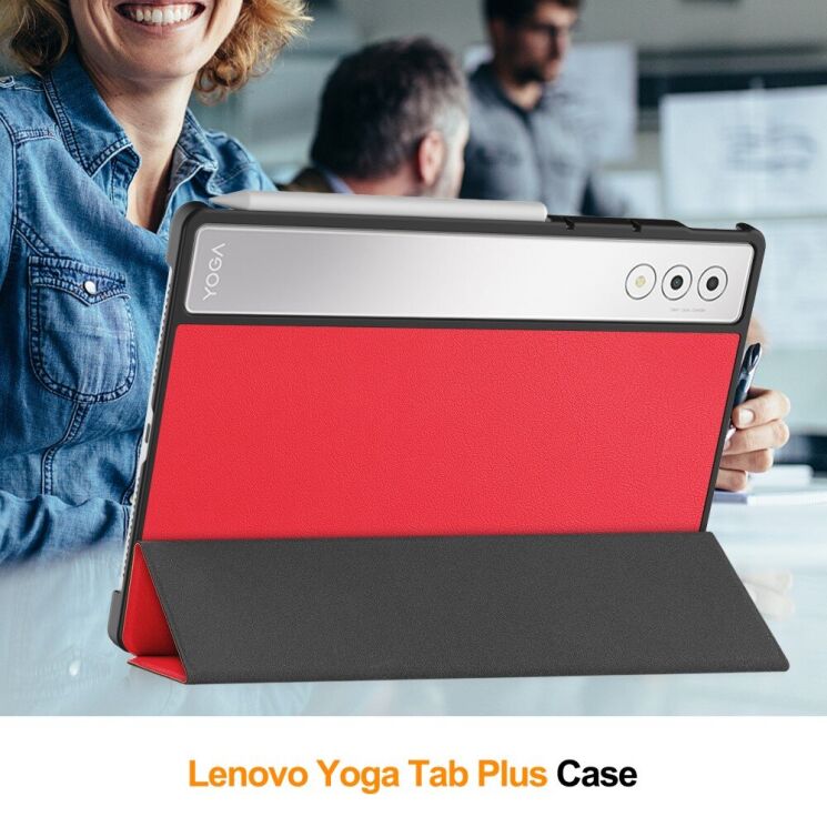 Чехол UniCase Slim для Lenovo Yoga Tab Plus - Dark Blue: фото 10 из 11
