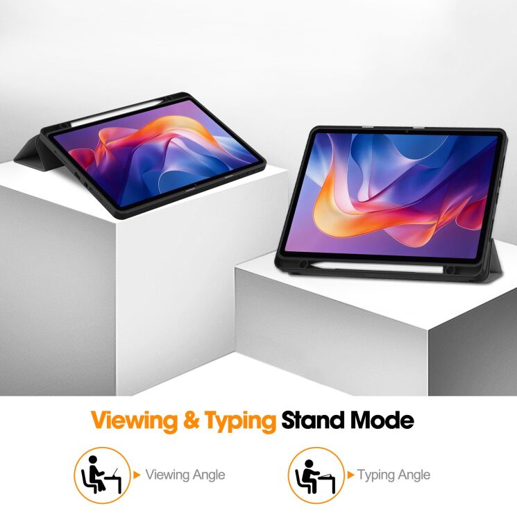 Чохол UniCase Soft UltraSlim для Xiaomi Redmi Pad 2 - Black: фото 9 з 12