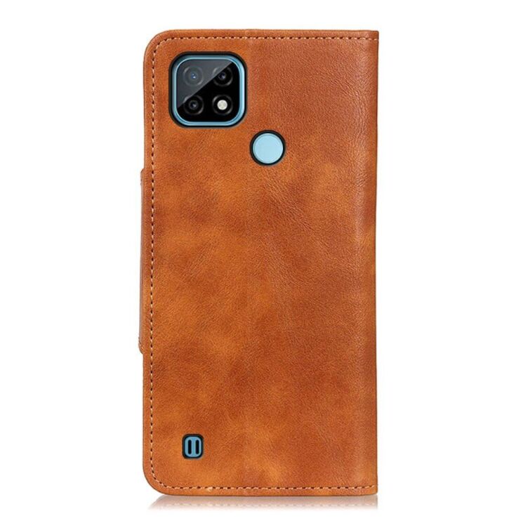 Чехол UniCase Vintage Wallet для Realme C21 - Brown: фото 4 из 13