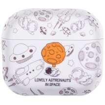 Чохол для Deexe Astronaut Series для Apple AirPods 4 - Gray: фото 1 из 4
