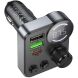 FM модулятор Hoco E86 48W (PD30W + QC3.0) - Black (896726B). Фото 3 из 7