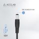 Кабель ACCLAB USB to DC 5.5х2.5мм (12V, 1A, 1m) - Black (982827B). Фото 3 з 4