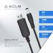 Кабель ACCLAB USB to DC 5.5х2.5мм (12V, 1A, 1m) - Black (982827B). Фото 4 з 4