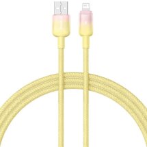 Кабель Baseus Discolor Series USB to Lightning (2.4A, 1m) P10374900 - Custard Yellow: фото 1 из 21