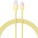Кабель Baseus Discolor Series USB to Lightning (2.4A, 1m) P10374900 - Custard Yellow (896366Y). Фото 1 из 21