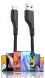 Кабель ESSAGER Rousseau USB to Type-C (3A, 1m) EXCT-LS01 - Black (896382B). Фото 16 з 18