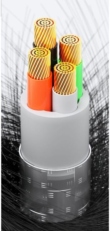Кабель ESSAGER Rousseau USB to Type-C (3A, 1m) EXCT-LS01 - Black: фото 14 з 18