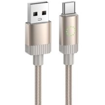 Кабель Hoco X117 USB to Type-C (3A, 1m) - Gold: фото 1 з 4