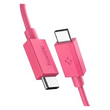 Кабель Spigen Essential EB6010CC Type-C to Type-C (60W, 1m) ACA10414 - Pink: фото 1 из 6