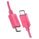 Кабель Spigen Essential EB6010CC Type-C to Type-C (60W, 1m) ACA10414 - Pink (896541P). Фото 1 из 6