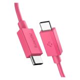 Кабель Spigen Essential EB6010CC Type-C to Type-C (60W, 1m) ACA10414 - Pink: фото 1 з 6