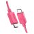 Кабель Spigen Essential EB6010CC Type-C to Type-C (60W, 1m) ACA10414 - Pink: фото 1 из 6