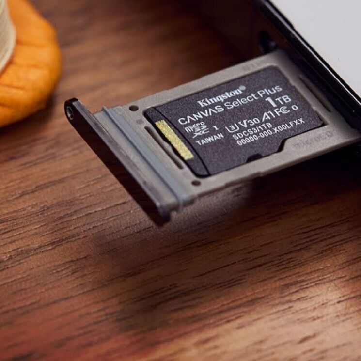 Карта памяти Kingston microSDXC 128GB Canvas Select Plus Gen3 UHS-I U1 V10 A1 (150MB/s) + адаптер (SDCS3/128GB) - Black: фото 5 из 7