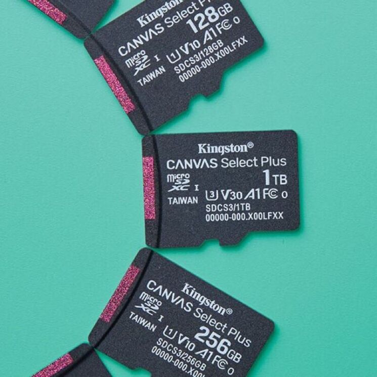 Карта памяти Kingston microSDXC 128GB Canvas Select Plus Gen3 UHS-I U1 V10 A1 (150MB/s) + адаптер (SDCS3/128GB) - Black: фото 4 из 7