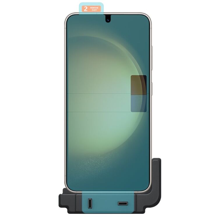 Комплект оригинальных пленок Screen Protector для Samsung Galaxy S23 Plus (S916) EF-US916CTEGRU: фото 3 из 5