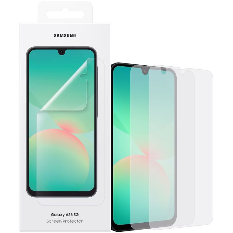Комплект оригінальних плівок Screen Protector для Samsung Galaxy A26 (A266) EF-UA266CTEGWW: фото 1 з 4