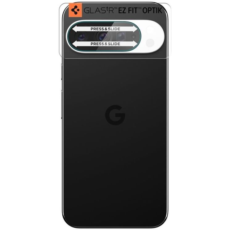 Комплект защитного стекла Spigen (SGP) Optik Lens Protector для Google Pixel 10 Pro (AGL09662) - Crystal Clear: фото 4 из 15