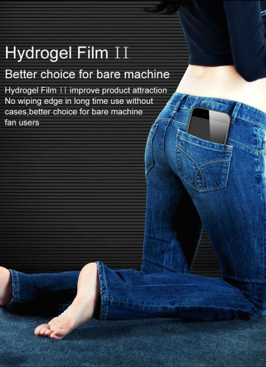 Комплект захисних плівок IMAK Full Coverage Hydrogel Film для ASUS Zenfone 5 (ZE620KL) / 5z (ZS620KL): фото 5 з 8