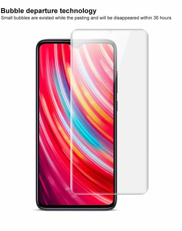 Комплект защитных пленок IMAK Full Coverage Hydrogel Film Xiaomi Redmi Note 8 Pro : фото 10 из 16