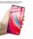 Комплект защитных пленок IMAK Full Coverage Hydrogel Film Xiaomi Redmi Note 8 Pro  (261272). Фото 9 из 16