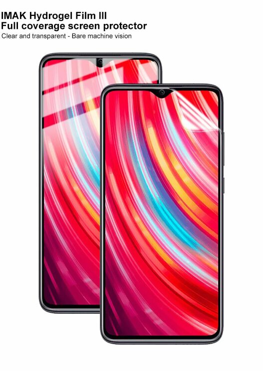 Комплект защитных пленок IMAK Full Coverage Hydrogel Film Xiaomi Redmi Note 8 Pro : фото 5 из 16