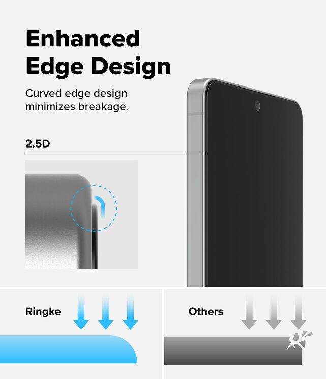 Комплект защитных стекол (2шт) Ringke Easy Slide Privacy для Samsung Galaxy S26 Plus (S947) 8800328815384: фото 12 из 18