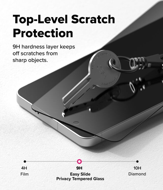Комплект защитных стекол (2шт) Ringke Easy Slide Privacy для Samsung Galaxy S26 Plus (S947) 8800328815384: фото 9 из 18