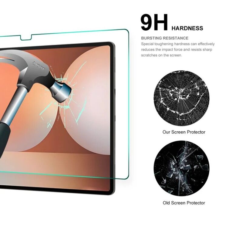 Комплект защитных стекол HAT PRINCE 0.33mm 2.5D Set Glass для Samsung Galaxy Tab S8 Ultra / S9 Ultra / S10 Ultra (T900/T906/910/916/920/926) - Transparent: фото 4 из 7