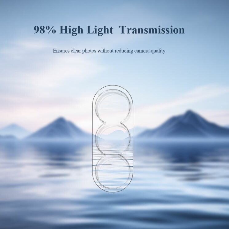 Комплект защитных стекол на камеру LEREACH Camera Lens Protector для Samsung Galaxy A37 (A376) - Transparent: фото 5 из 10