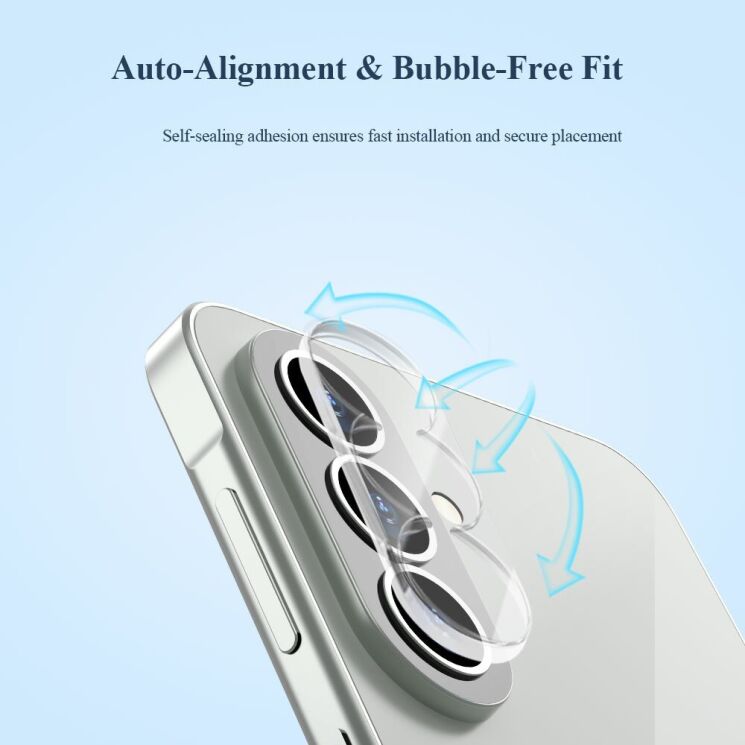 Комплект защитных стекол на камеру LEREACH Camera Lens Protector для Samsung Galaxy A37 (A376) - Transparent: фото 7 из 10