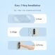 Комплект защитных стекол на камеру LEREACH Camera Lens Protector для Samsung Galaxy A37 (A376) - Transparent (406190T). Фото 8 из 10