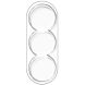 Комплект защитных стекол на камеру LEREACH Camera Lens Protector для Samsung Galaxy A37 (A376) - Transparent (406190T). Фото 2 из 10