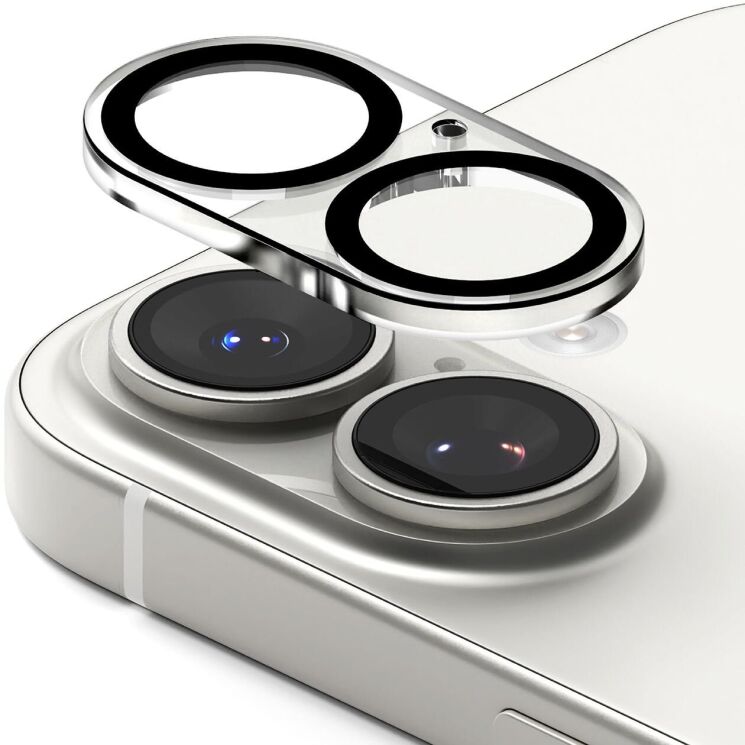 Комплект защитных стекол Ringke Camera Full Cover Glass для iPhone 17 (8800328812369) - Black: фото 3 из 10