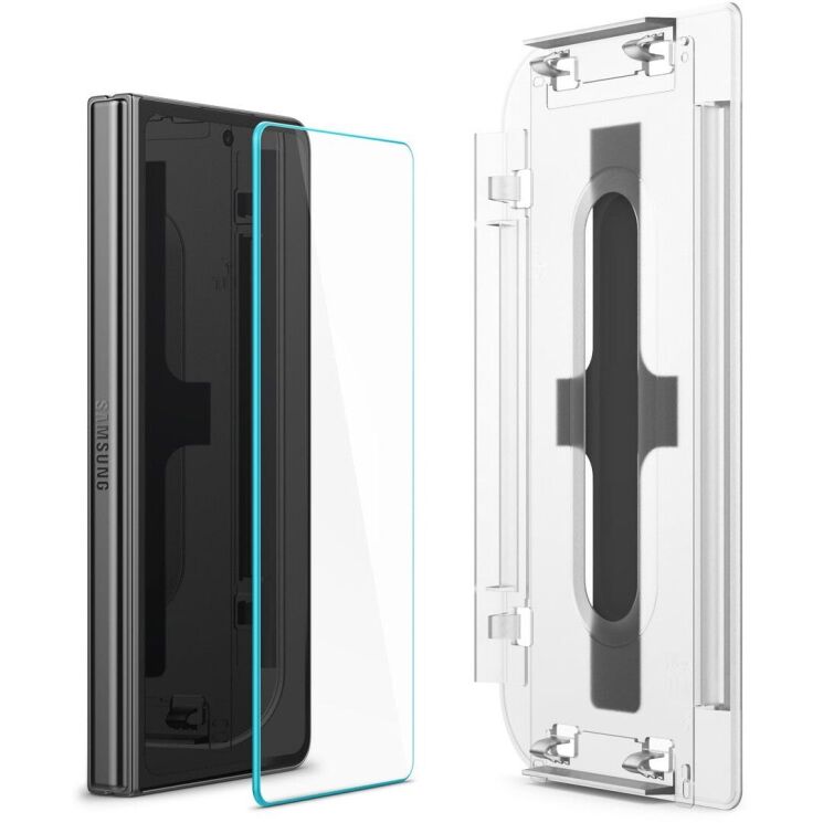 Комплект защитных стекол Spigen (SGP) Screen Protector EZ Fit Glas.tR для Samsung Galaxy Fold 5: фото 3 из 15