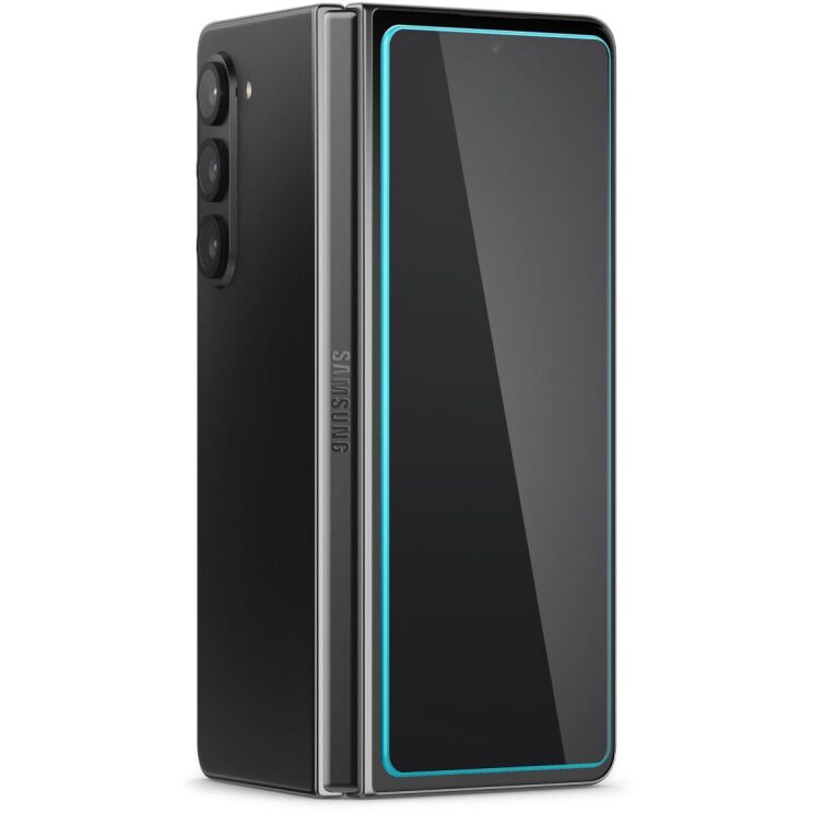 Комплект защитных стекол Spigen (SGP) Screen Protector EZ Fit Glas.tR для Samsung Galaxy Fold 5: фото 8 из 15