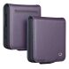 Шкіряний чохол QIALINO Wallet Case (FF) для Samsung Galaxy Flip 8 - Purple (423535V). Фото 1 з 11