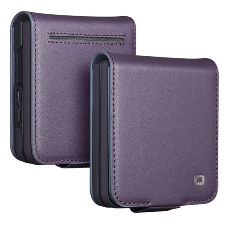 Шкіряний чохол QIALINO Wallet Case (FF) для Samsung Galaxy Flip 8 - Purple (423535V) Шкіряний чохол QIALINO Wallet Case (FF) для Samsung Galaxy Flip 8 - Purple: фото 1 з 11