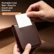 Шкіряний чохол QIALINO Wallet Case (FF) для Samsung Galaxy Flip 8 - Brown (423535Z). Фото 11 з 11