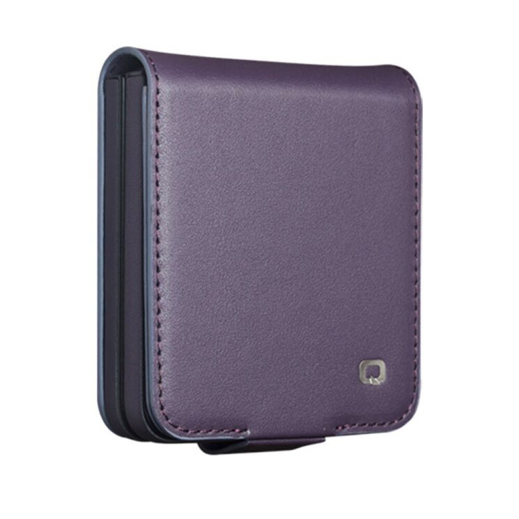 Шкіряний чохол QIALINO Wallet Case (FF) для Samsung Galaxy Flip 8 - Purple (423535V) Шкіряний чохол QIALINO Wallet Case (FF) для Samsung Galaxy Flip 8 - Purple: фото 5 з 11